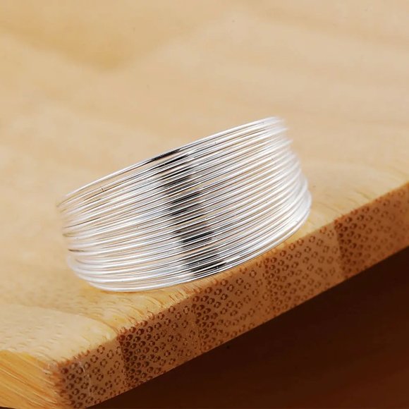 925 Sterling Silver Knot Rings Open Knuckle Rings for Women Adjustable Thumb - Picture 5 of 5